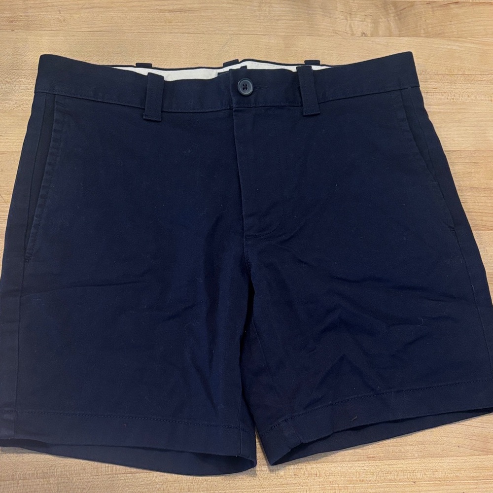 Men's J Crew Navy Cotton Chino Shorts